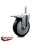 Service Caster 5 Inch Black Polyurethane Wheel Swivel 34 Inch Threaded Stem Caster Total Lock Brake SCC SCC-TSTTL20S514-PPUB-BLK-34212 - alternate 2